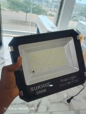SUKHIG 200W Solar Flood Light for Church & School