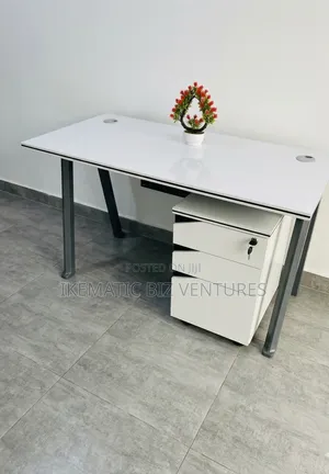 Modern White Office Desk