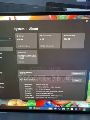 Laptop Dell XPS 16 9640 32GB Intel Core Ultra 7 SSD 1T