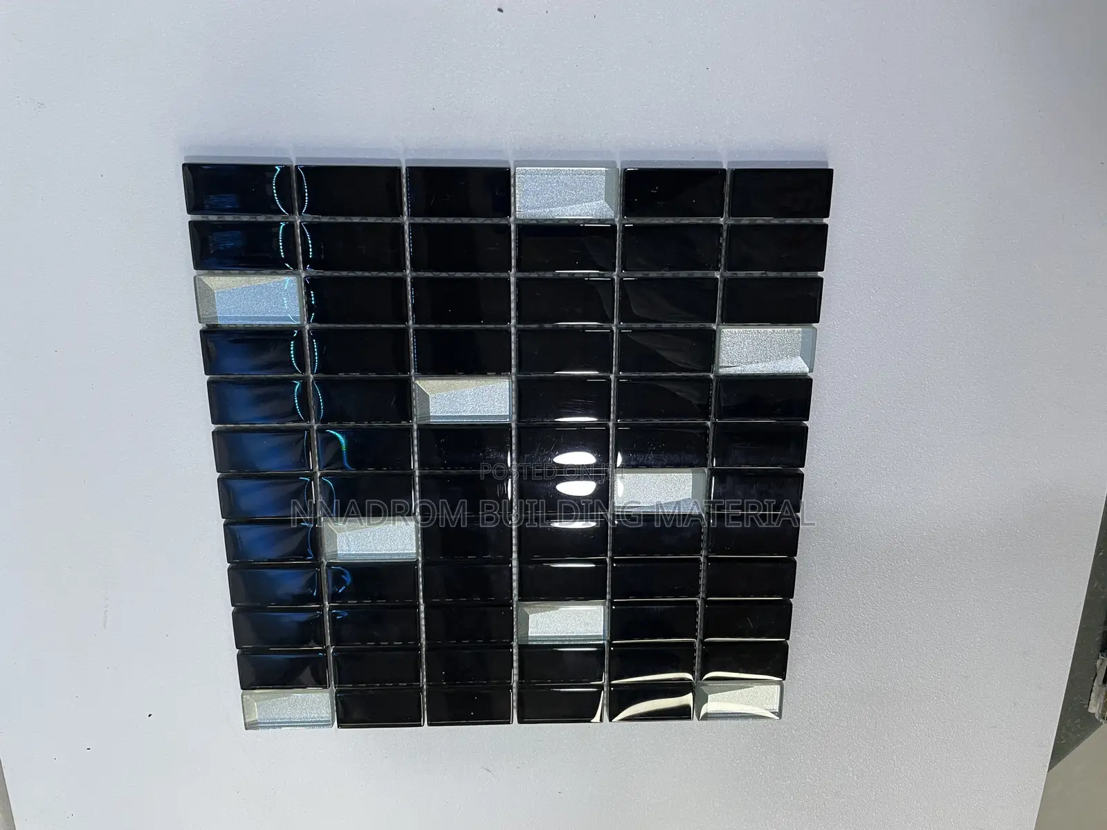 Black Thick Glasses Mosaic