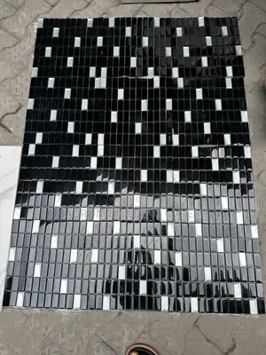 Black Thick Glasses Mosaic