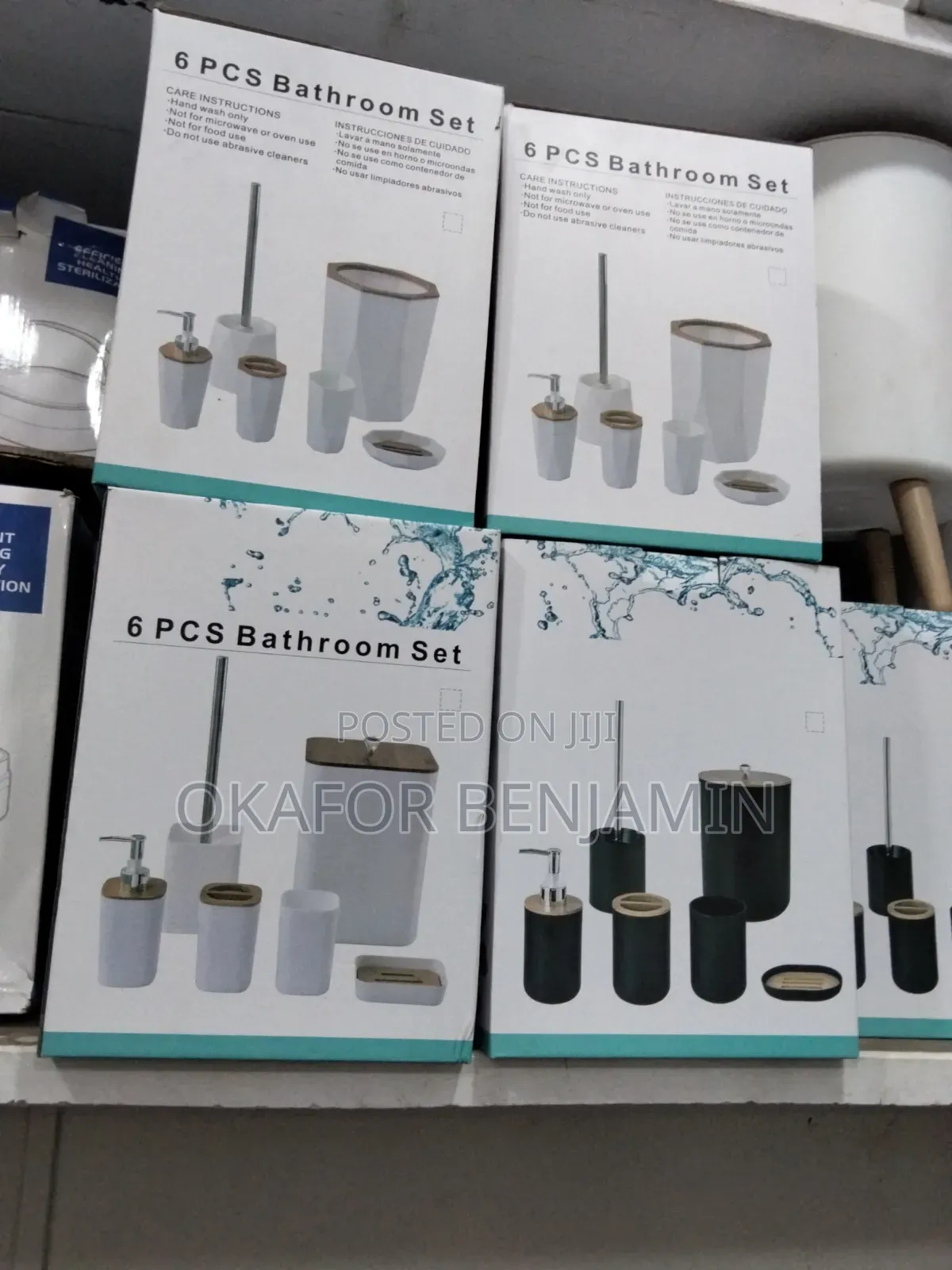 High Quality 6 Pieces Bathroom Set