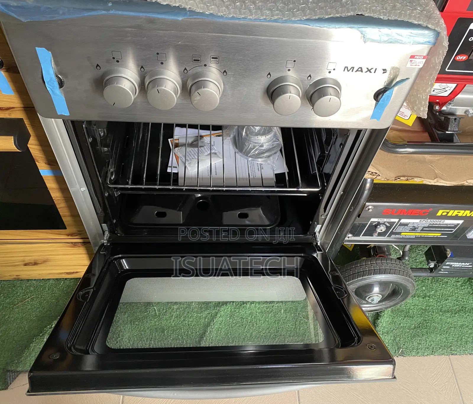 Maxi Gas Cooker Glass