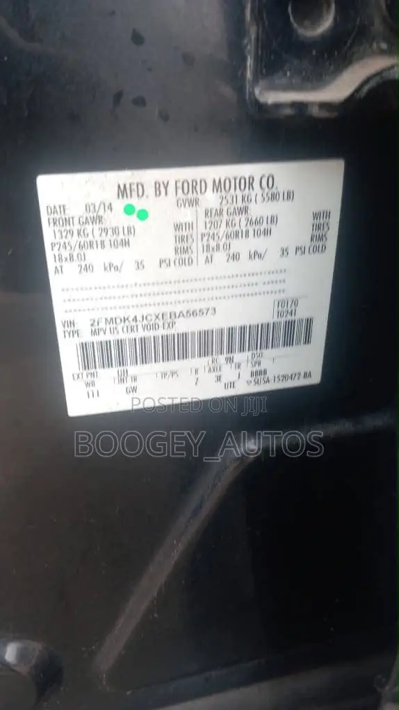Ford Edge 2014 Black