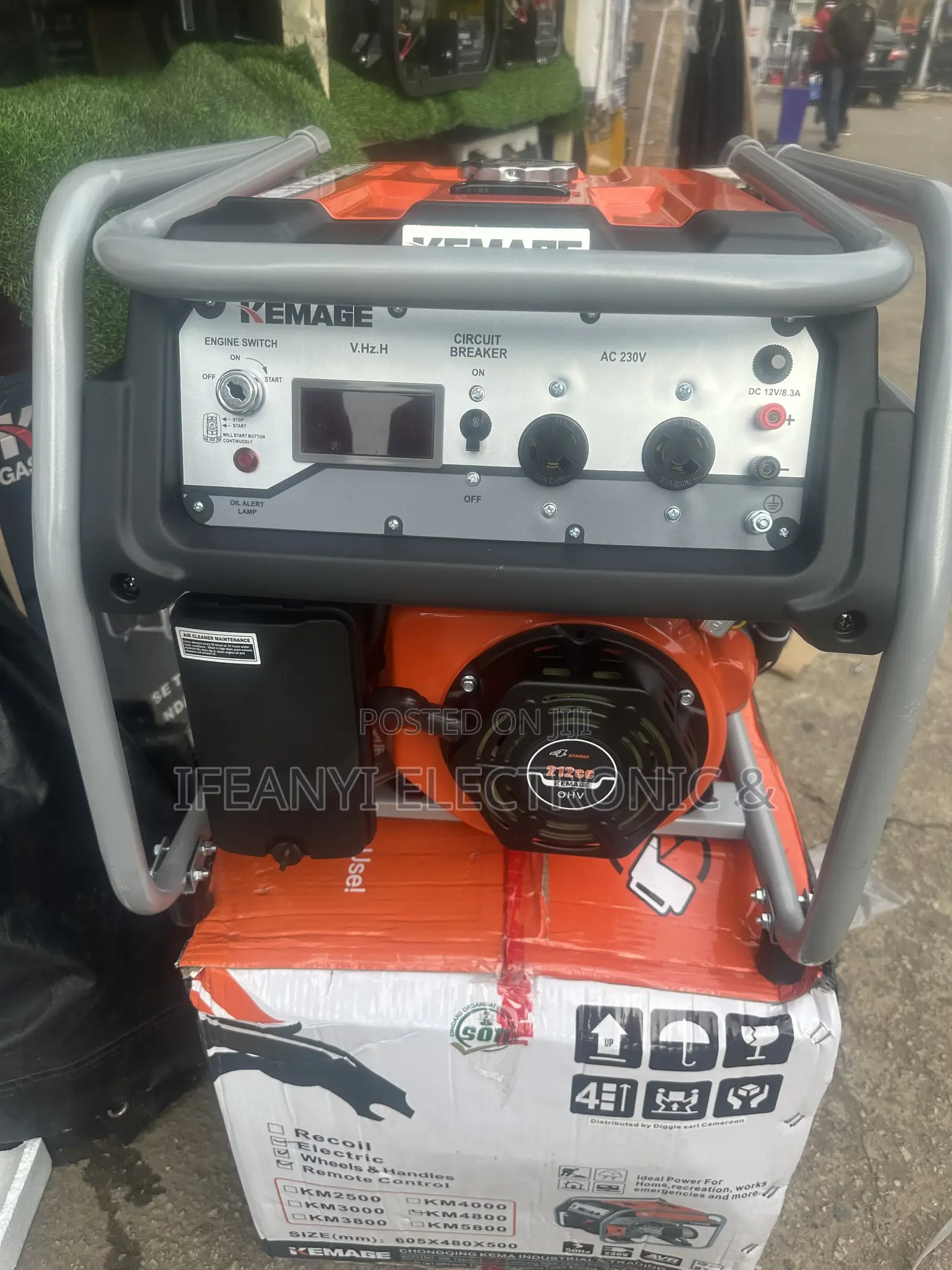 Kemage Gasoline Generator 4.5kva (Remote Control)