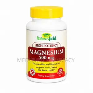Nature's Field High Potency Magnesium 500mg - 100 Tablets