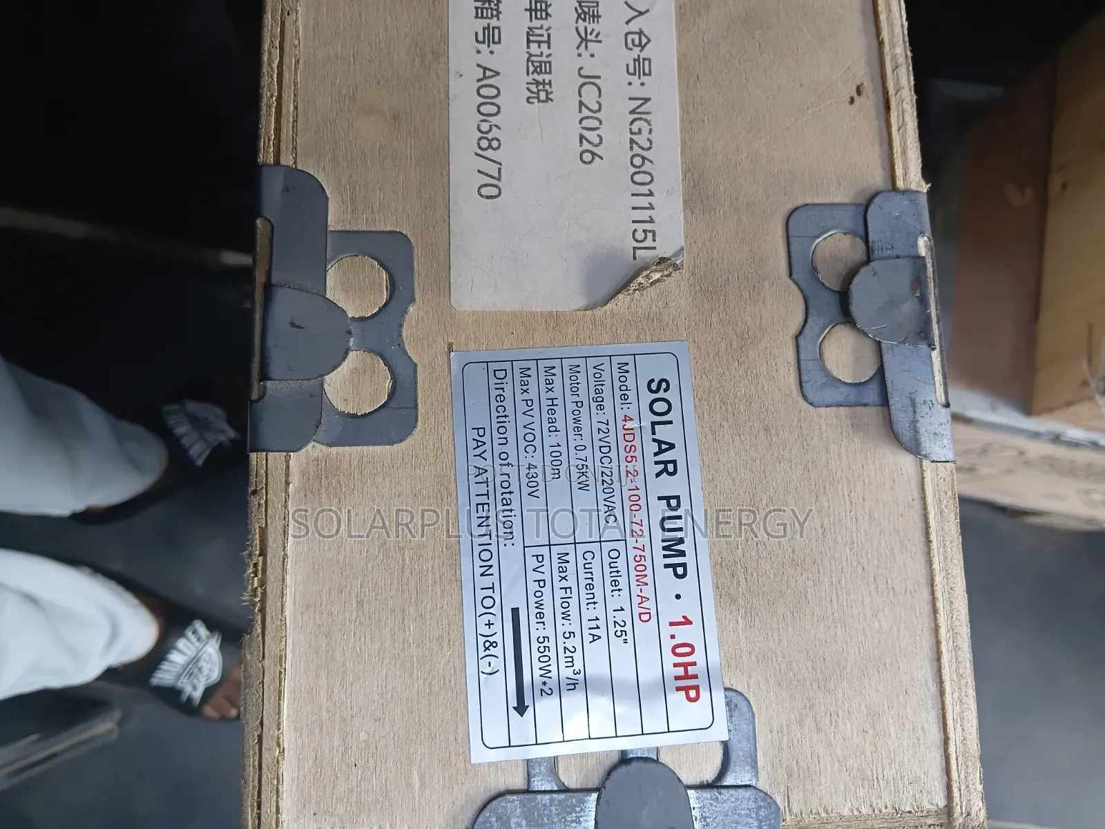 1.0hp AC/Dc Solar Pump