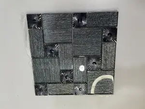 30/30 Grey Thick Glass Mosaic