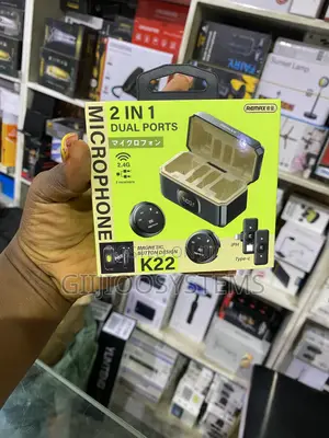 Remax K22 2 in 1 Wireless Mic