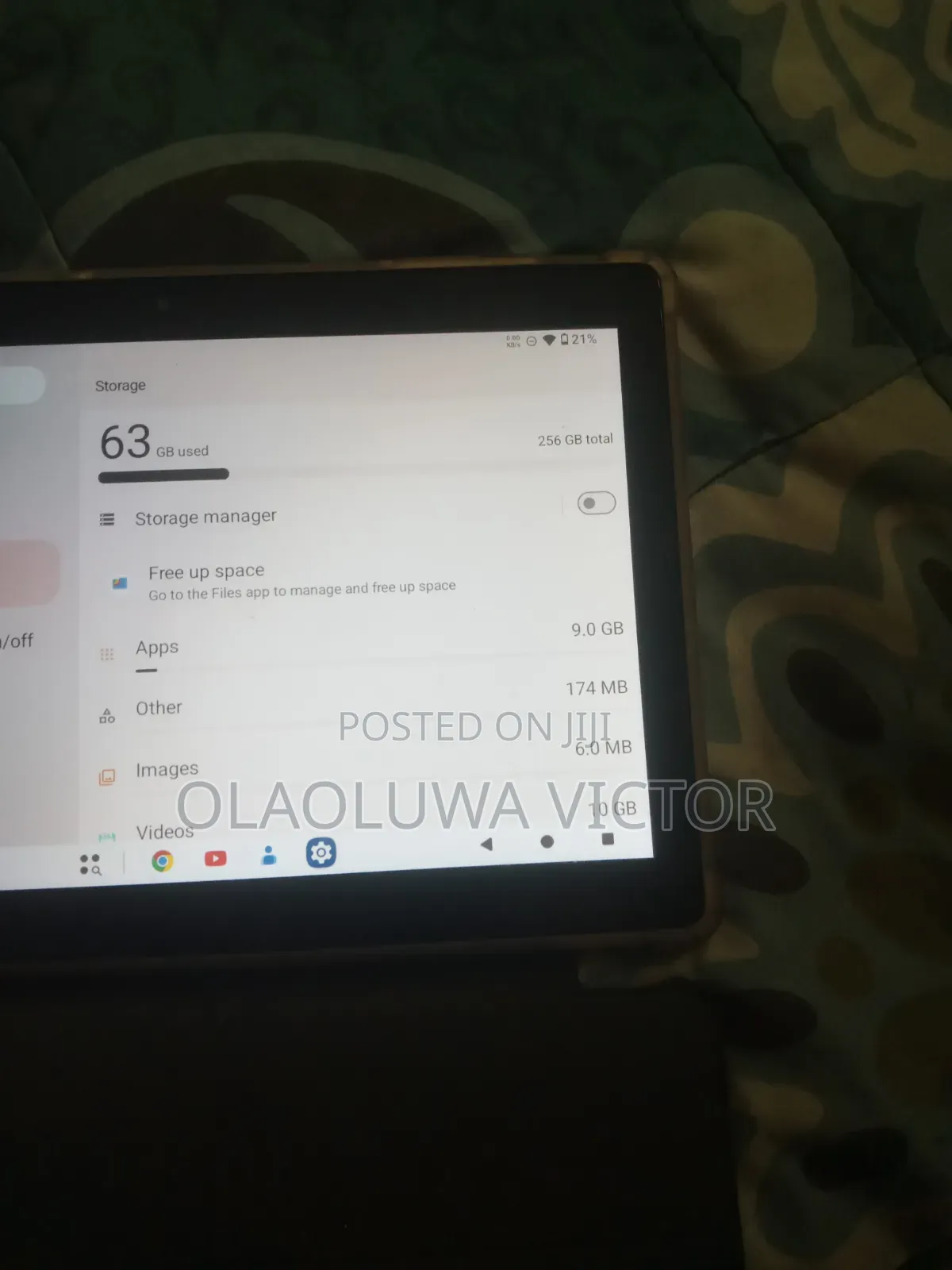 Tablet 256 GB Black