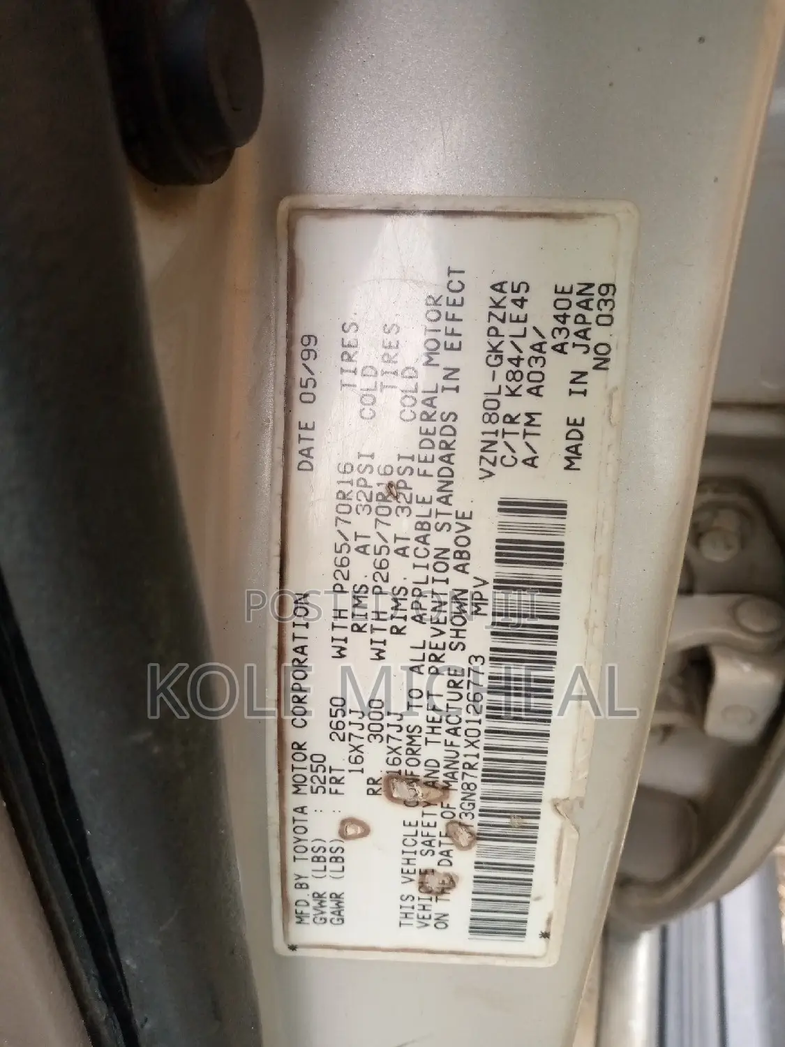 Toyota 4-Runner 1999 Silver