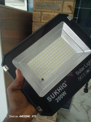 SUKHIG 200W Solar Flood Light for Security