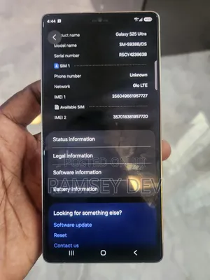 Samsung Galaxy S25 Ultra 512 GB Black