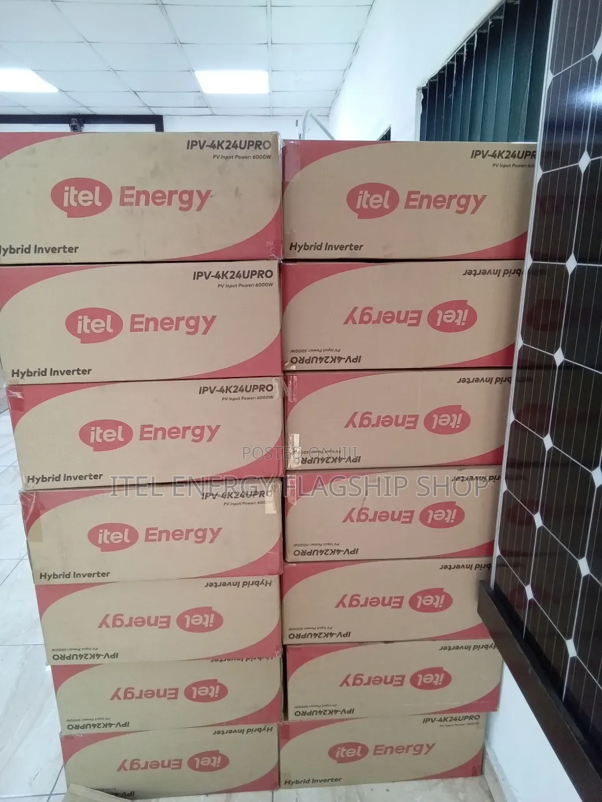 4kva Itel Inverter + 620w Solar Panel (7pcs)
