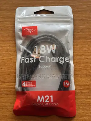 Itel M21 Micro USB Fast Charging Cable 2.1A – 1m