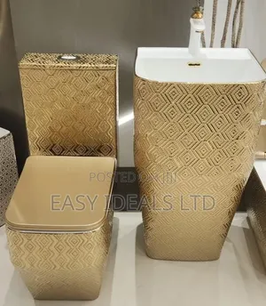 Gold Water Closet