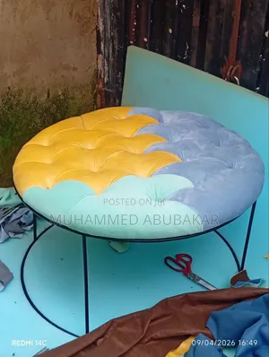 Ottoman and Center Table