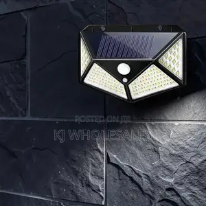 100 LED Solar Wall Light – Bright Outdoor Lighting