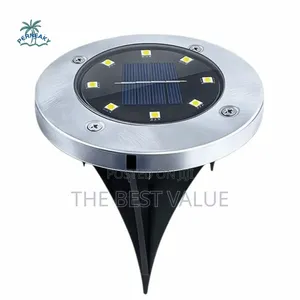 8 LED Solar Underground Light – Stylish Outdoor Lighting