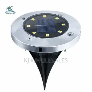 8 LED Solar Underground Light – Stylish Outdoor Lighting