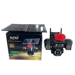 Optimax AOV Smart AI Four Lens Double Panel Solar Camera (Hi-Easy App)