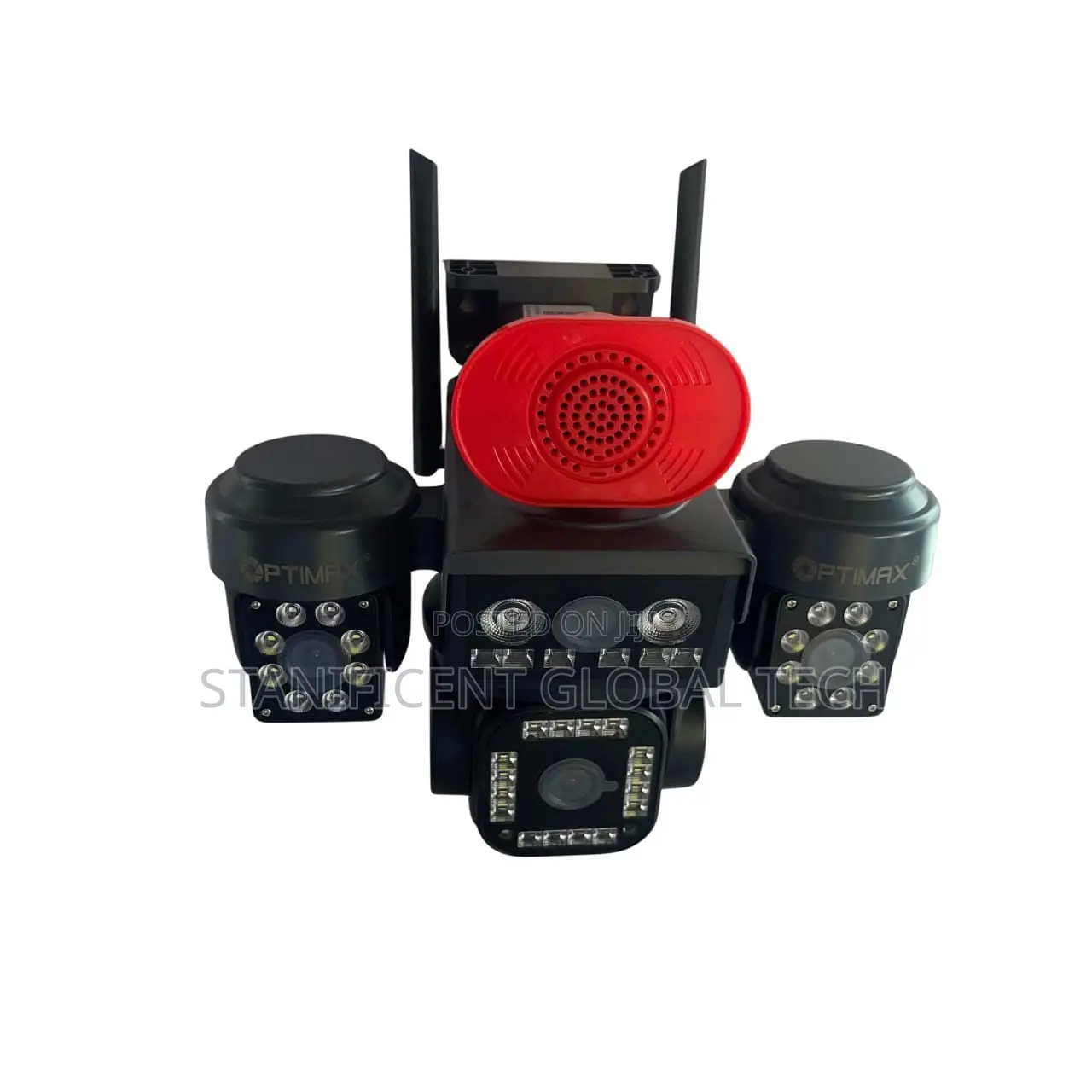 Optimax AOV Smart AI Four Lens Double Panel Solar Camera (Hi-Easy App)