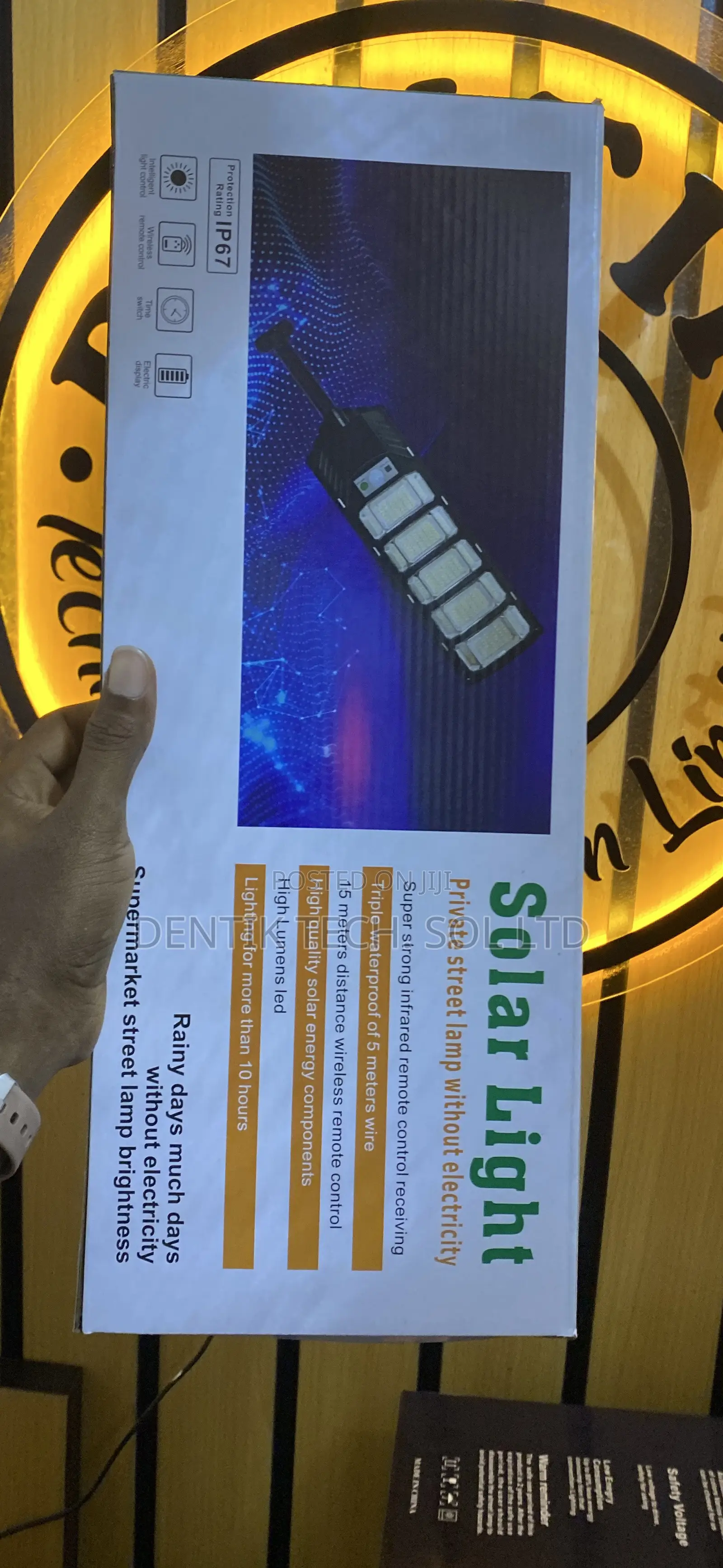 500watts Solar Street Light With Remote Control