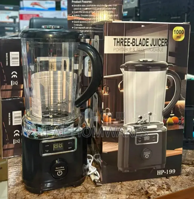 Three Blade Juicer Rechargeable