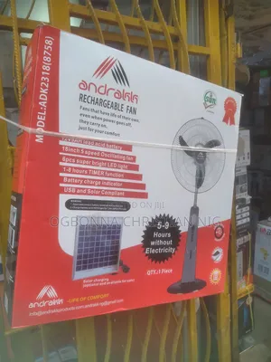 18inch Andrakk Rechargeable Fan