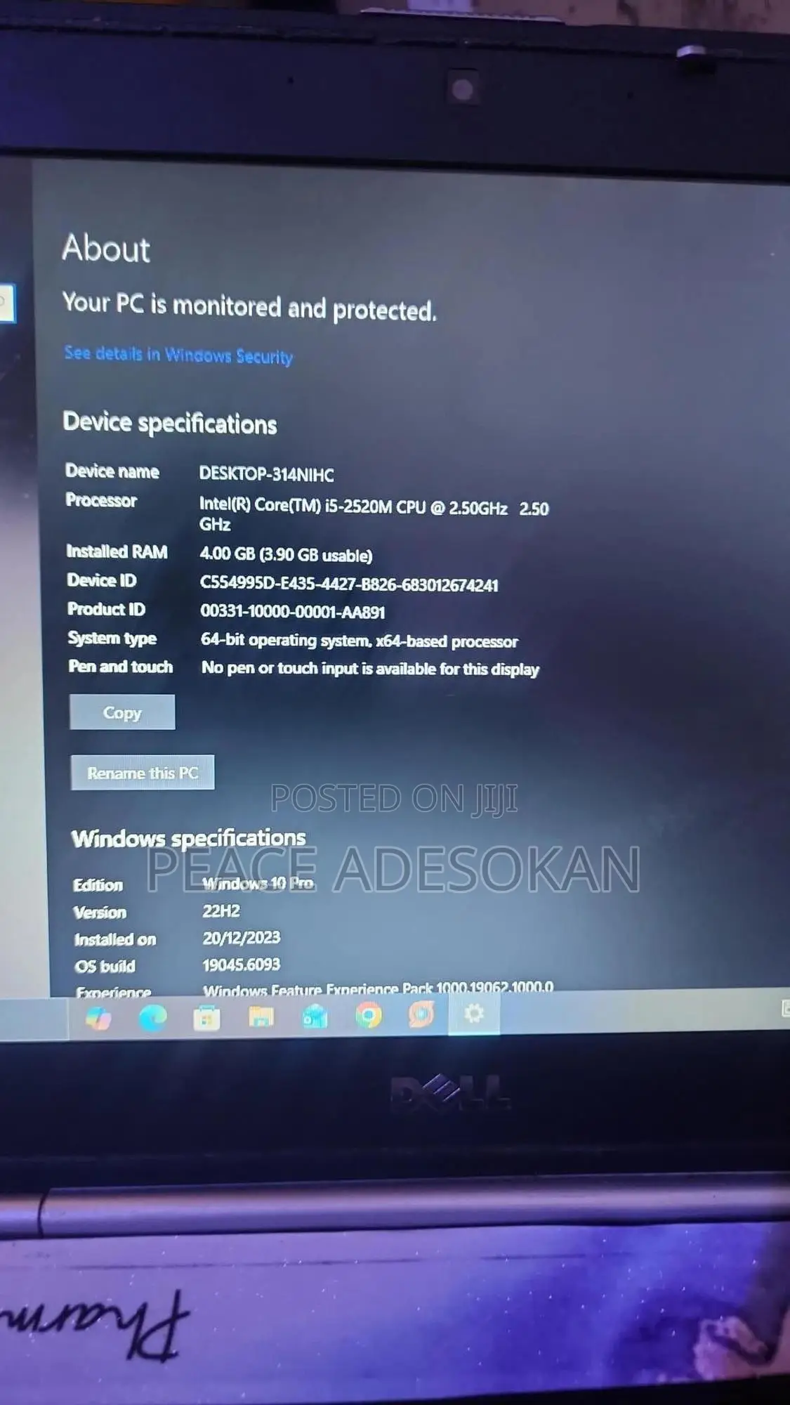 Laptop Dell Latitude E6420 4GB Intel Core i5 HDD 500GB