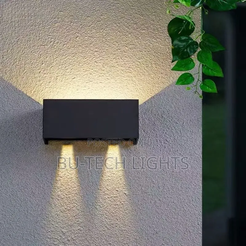 Dual Bottom Spot Outdoor Wall Light