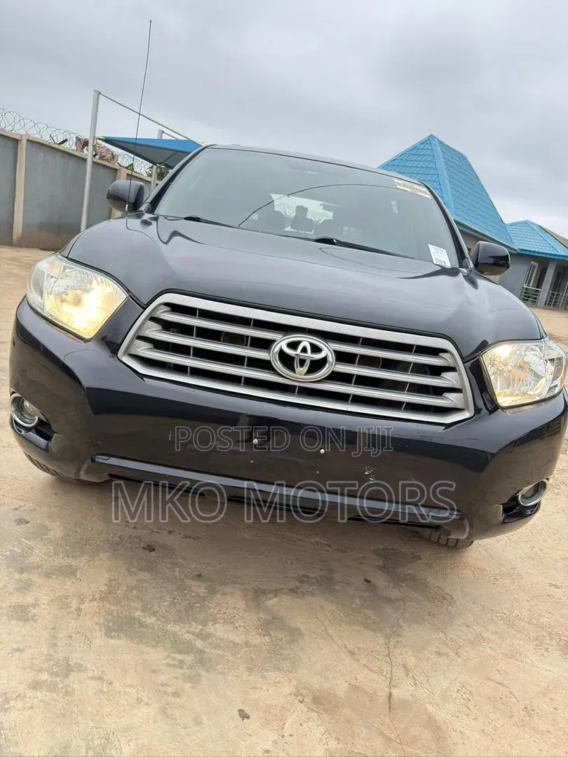 Toyota Highlander 4x4 2008 Black