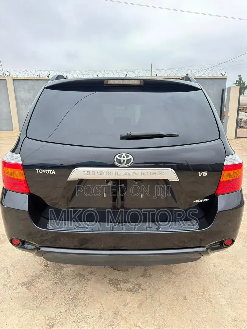 Toyota Highlander 4x4 2008 Black
