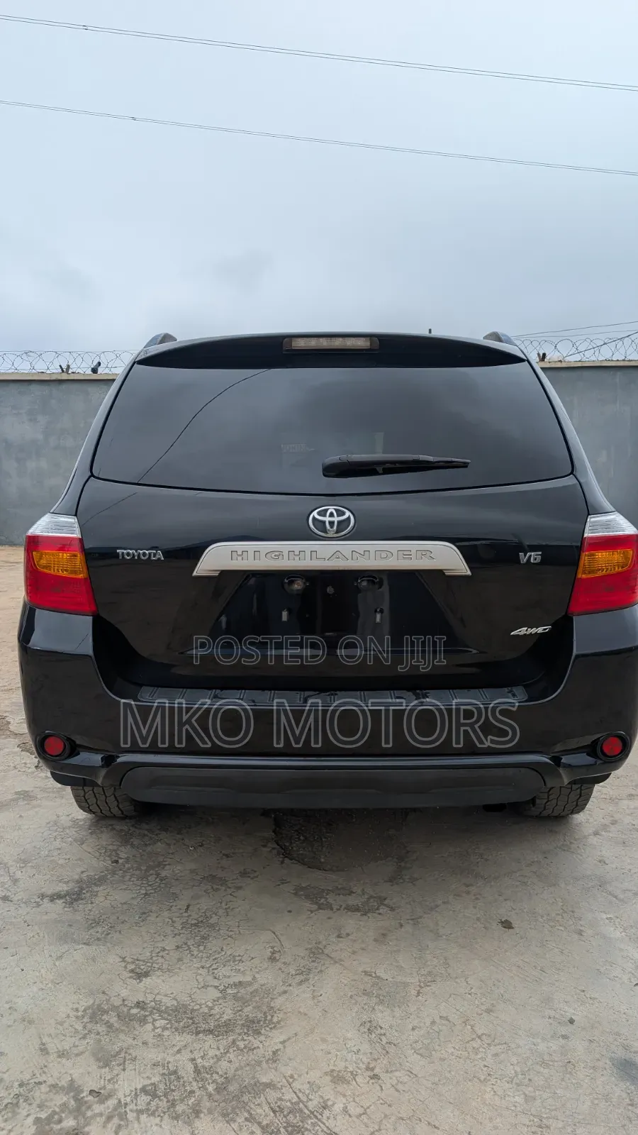 Toyota Highlander 4x4 2008 Black
