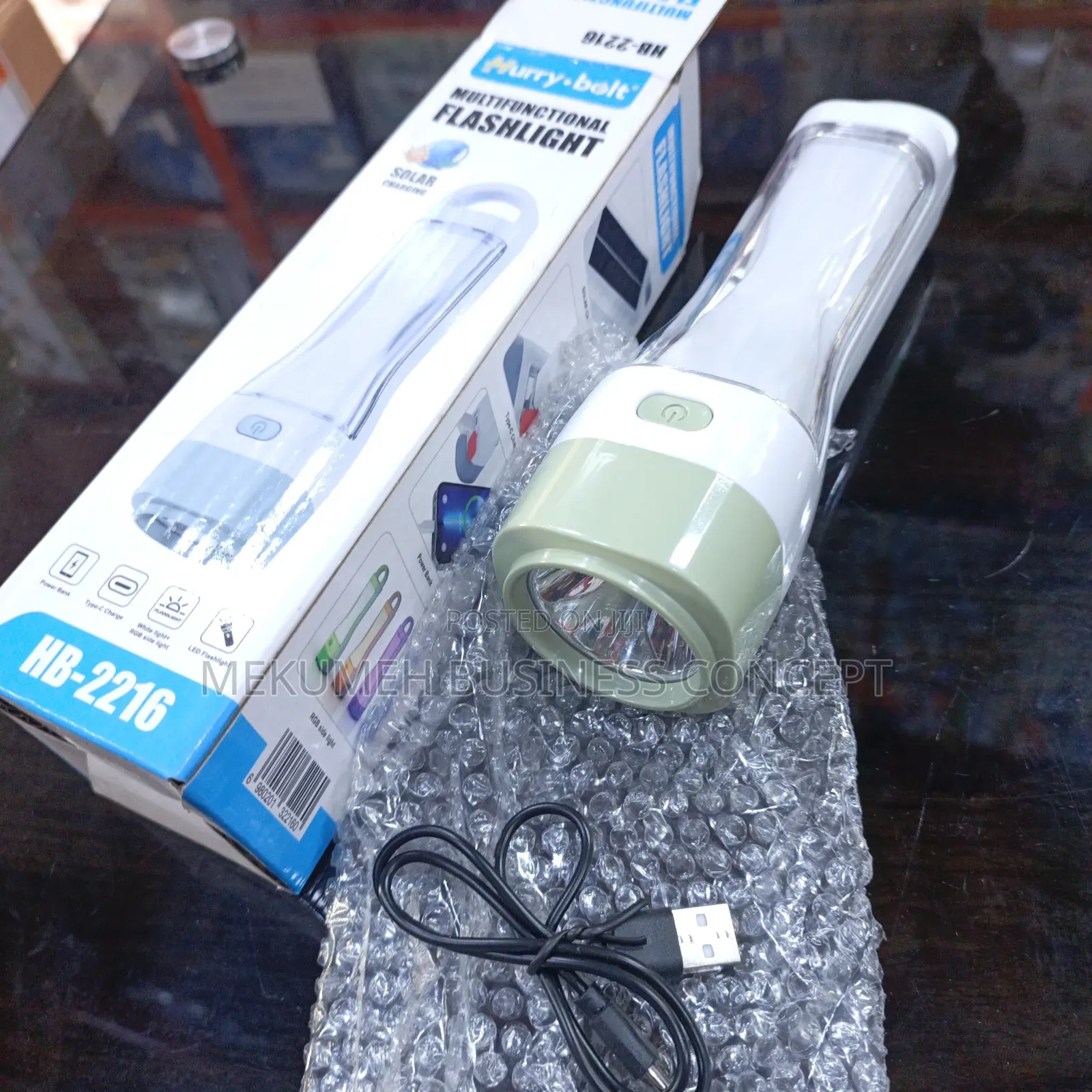 Solar Multifunctional Flashlight