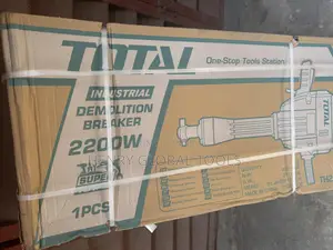 TOTAL 2200W Heavy-Duty Demolition Jack Hammer – 30kg SDS-HEX