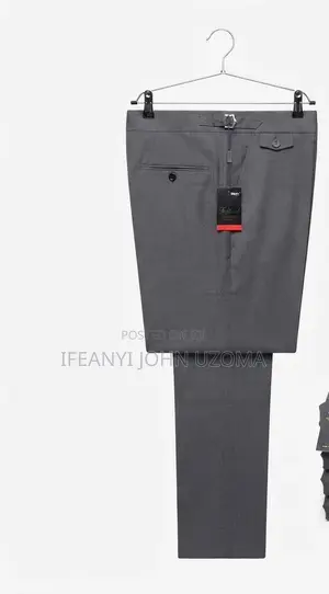 Classic Quality Men Beltless Trousers