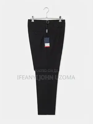 Classic Quality Men Beltless Trousers