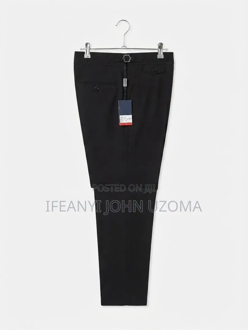 Classic Quality Men Beltless Trousers