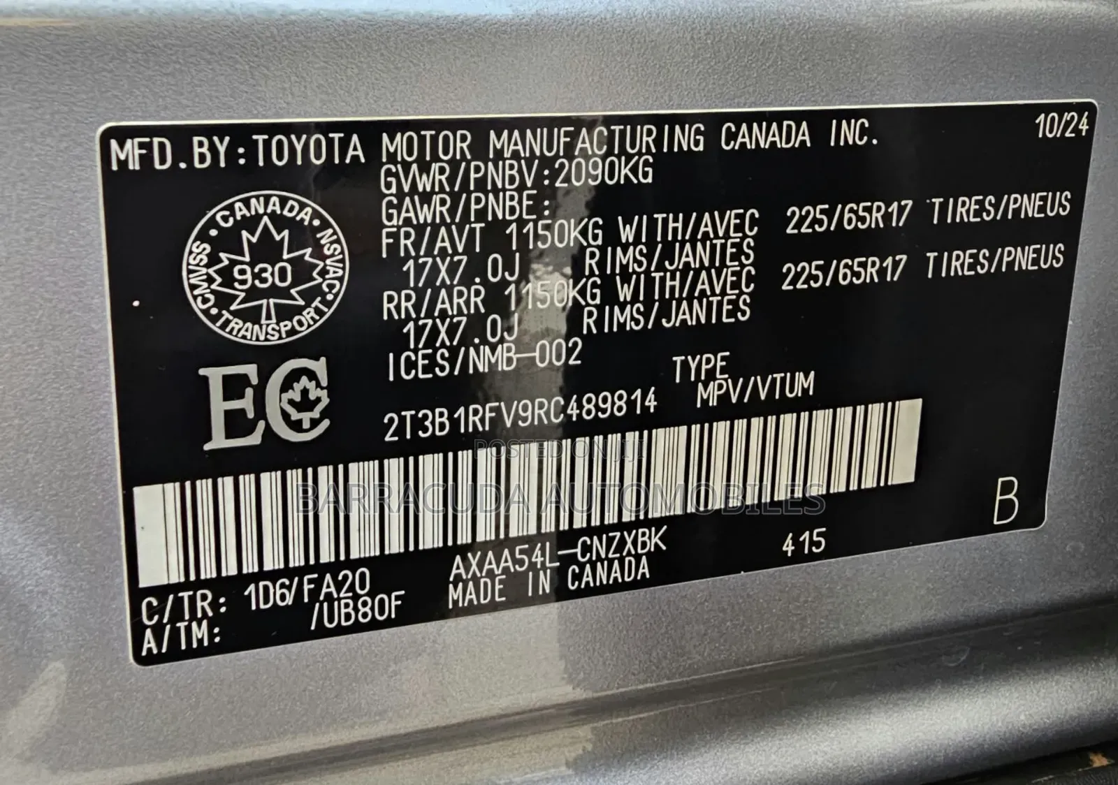 Toyota RAV4 LE 2025 Gray