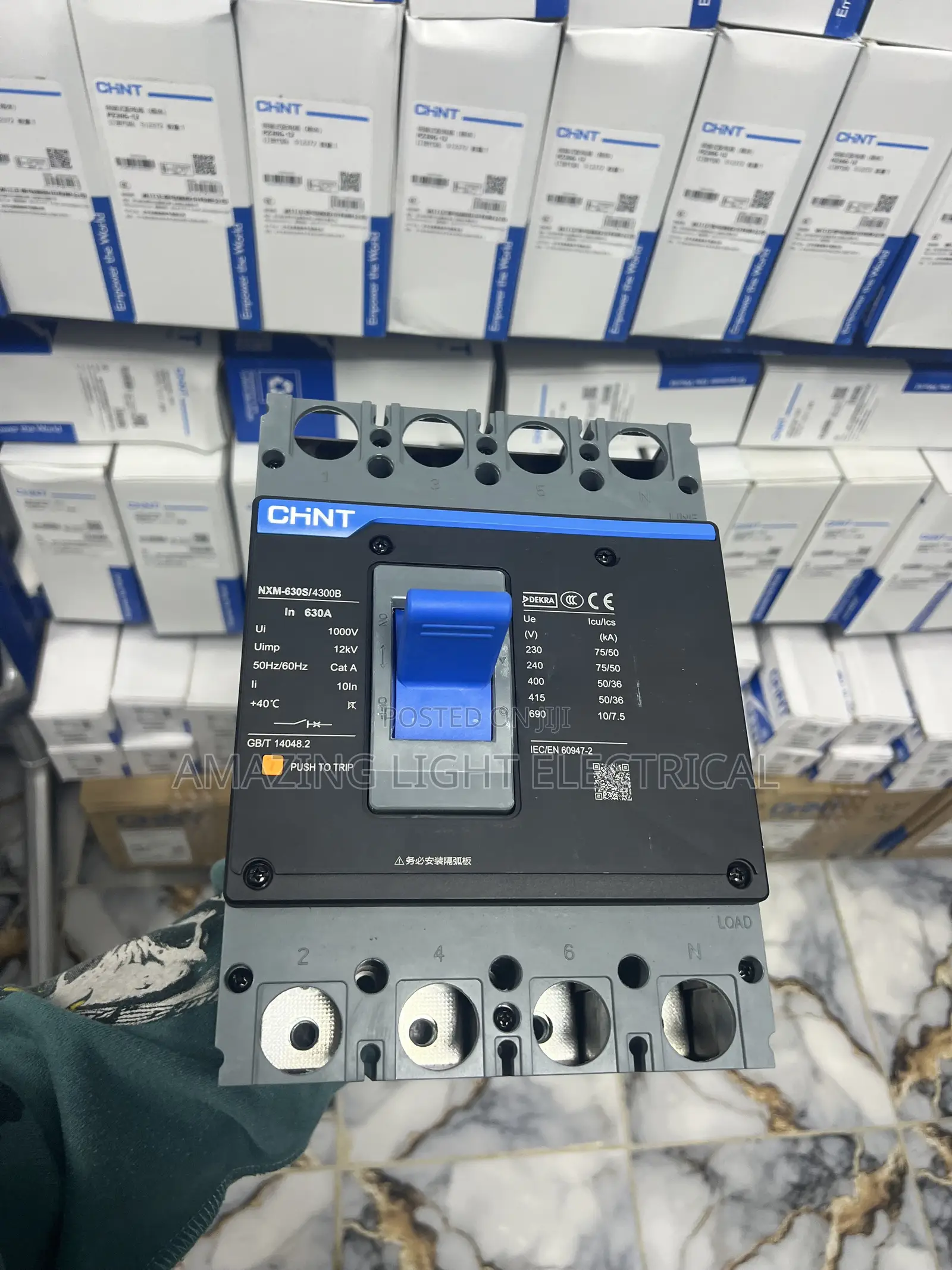 630 Amps 4 Pole McCb Breaker