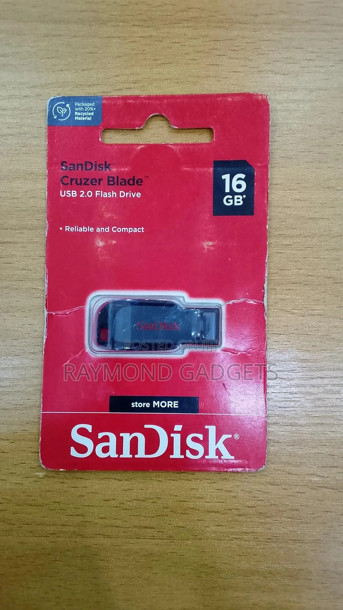 SanDisk Cruzer Blade 16GB USB 2.0 Flash Drive