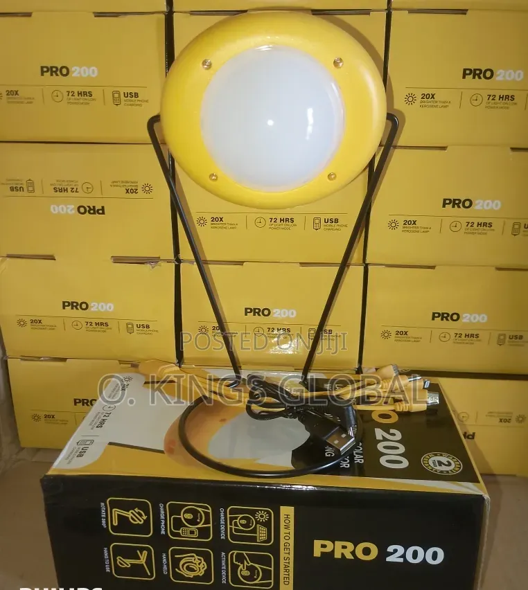 Pro 200, High Performance Solar Lantern With USB Port for Phone Charge