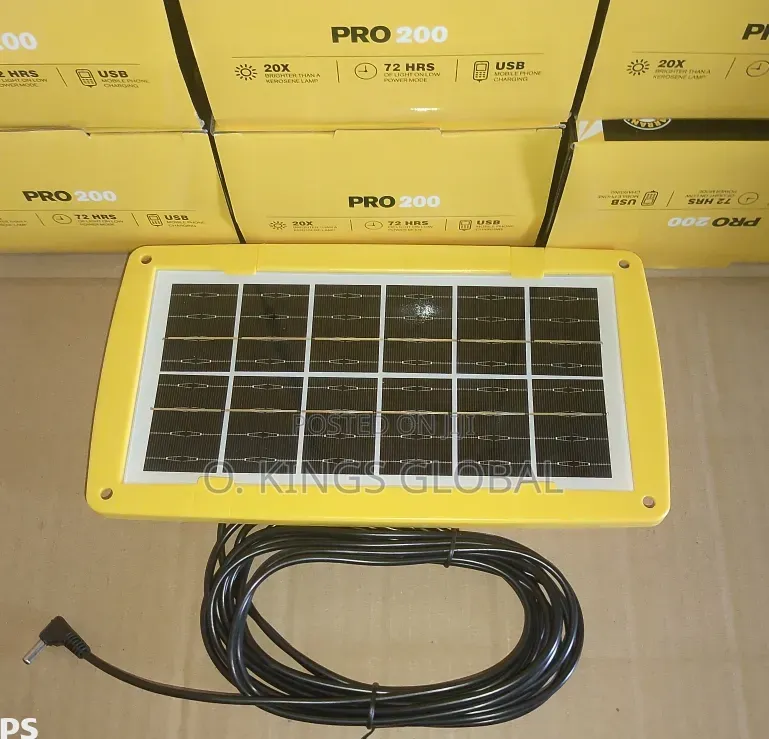 Pro 200, High Performance Solar Lantern With USB Port for Phone Charge