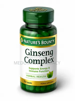 Nature's Bounty Ginseng Complex + Royal Jelly - 75 Capsules