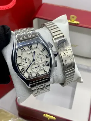 Affordable Cartier Watch and Bracelet Set