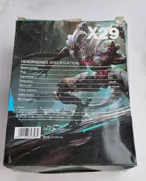 X29 Head-Mounted RGB Light Wired Gaming Headset