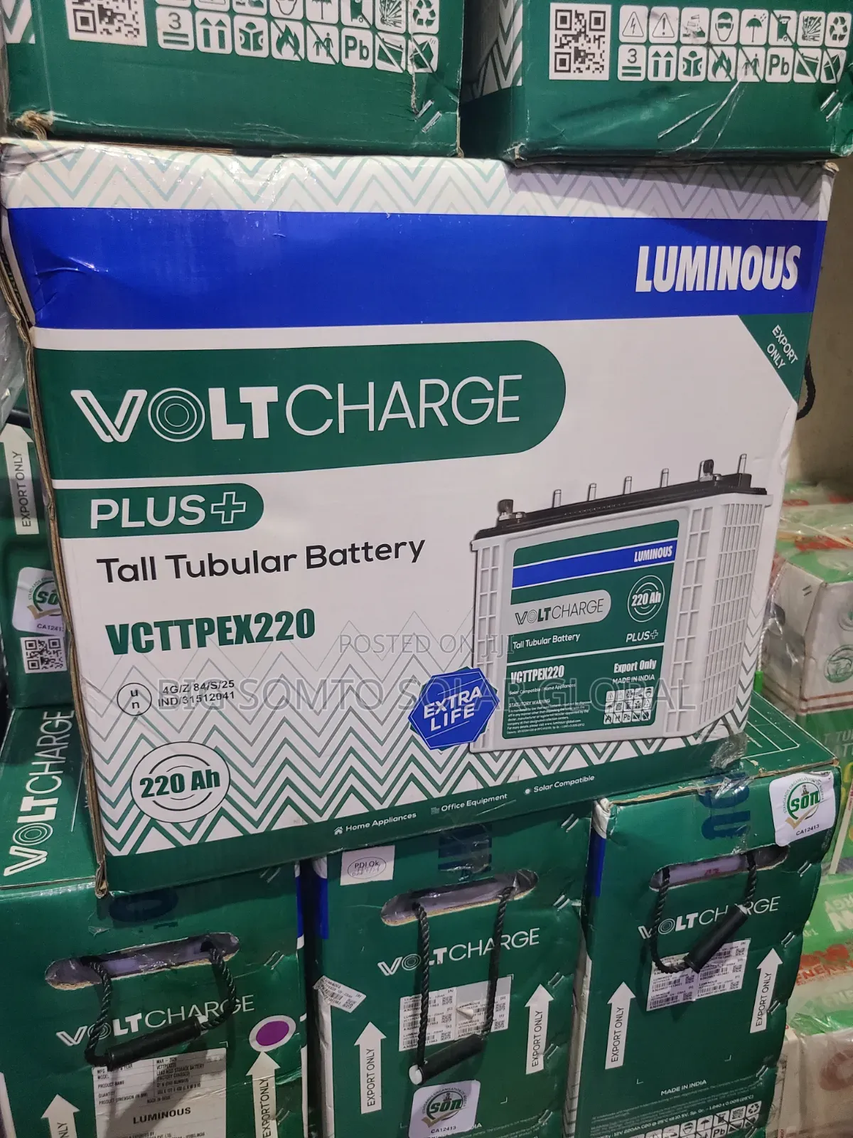 220ah/12v Luminous Voltcharge