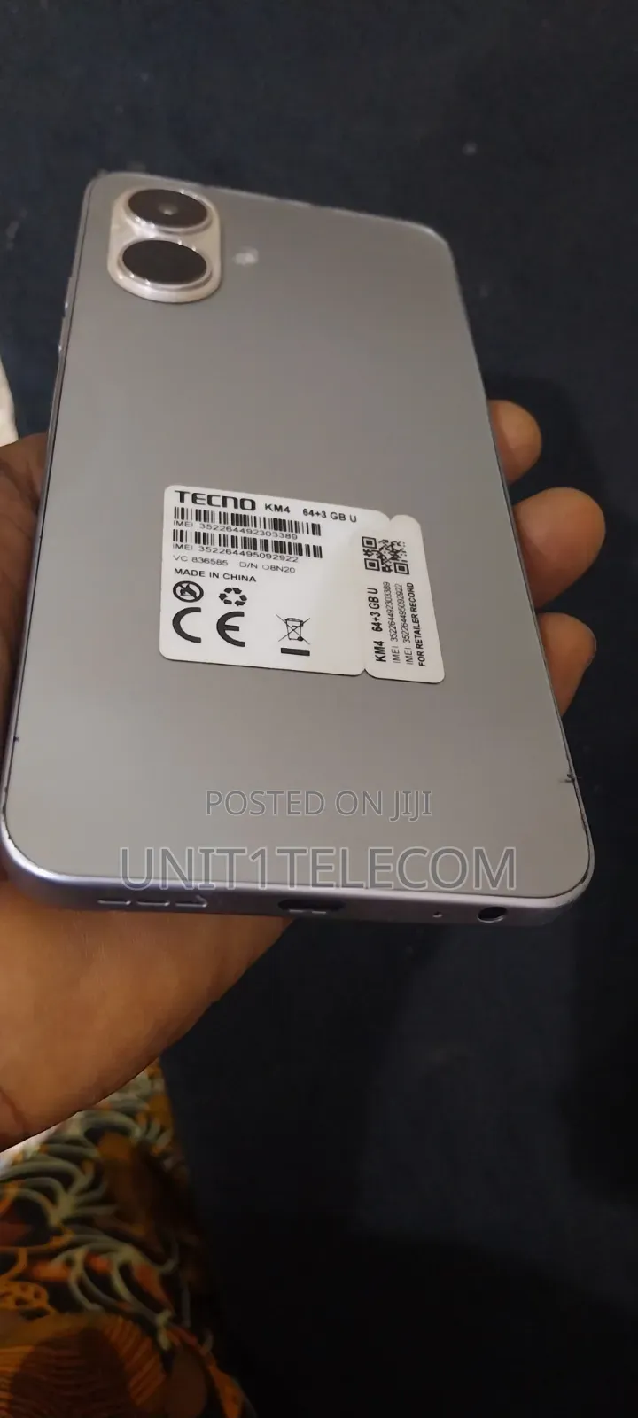 Tecno Pop 10 64 GB Gray