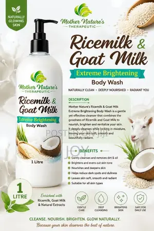 Rice Milk and Goat Milk Body Wash